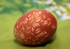 Обычай красить яйца на пасху