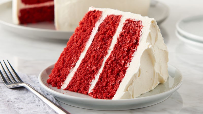 Красный-прекрасный Red Velvet cake